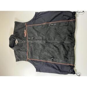 Harley-Davidson Men's XL Black Fleece Vest